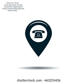 sign waste processing, web icon. vector design