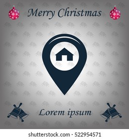 sign waste processing, web icon. vector design