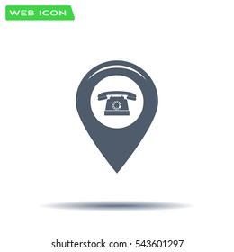 sign waste processing, web icon. vector design