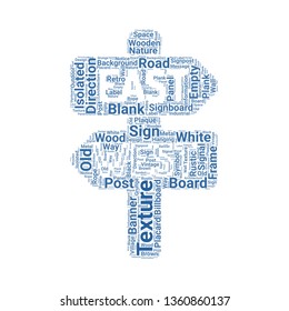 sign word cloud. tag cloud about sign.
