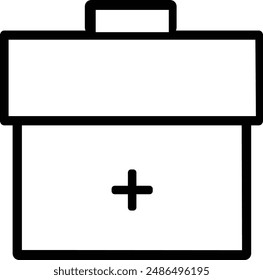 sign for your text first-aid kit box icon doctor bag icon