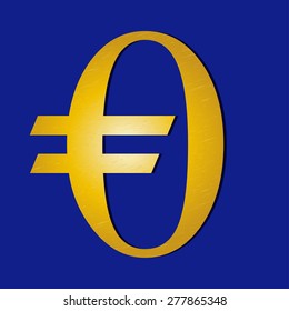 Sign zero euro