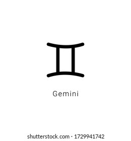 Sign of the zodiac. Gemini, the heavenly twins.