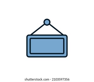 Bildflachsymbol. Leuchtende Zeichen für Design-Logo, Visitenkarte usw. Einmaliges, qualitativ hochwertiges Umrisssymbol für Webdesign oder mobile App. Marketing-Rahmenbild-Piktogramm.