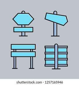 signage and signpost icons