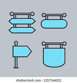 signage and signpost icons