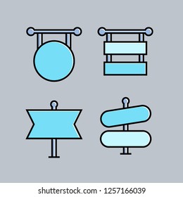 signage and signpost icons