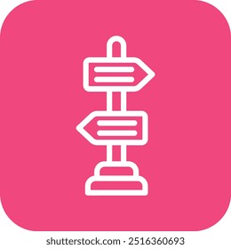 Signage Vector Icon Design Illustration