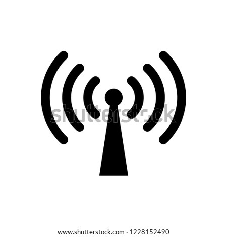 Signal Antena icon vector