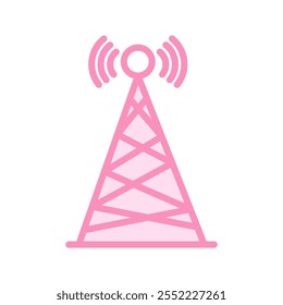 Signal Antenna duotone line icon , vetor, pixel perfect, arquivo de ilustração