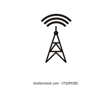signal antenna tower simple icon