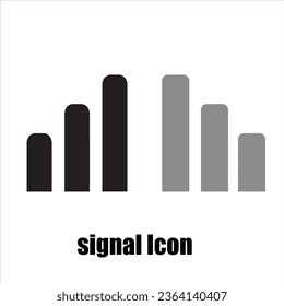 Signal bar icon set. vector icon