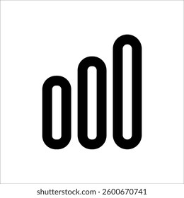A signal bar icon showing network reception and connectivity status.