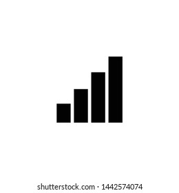 Signal bar icon symbol vector illustration