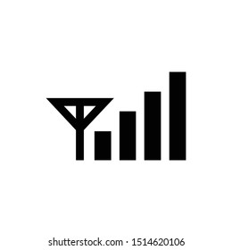 Signal bar icon vector illustration