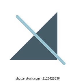 Signal Cellular Off icon vector image. Can also be used for Mobile UI UX and Animations. Suitable for mobile apps, web apps and print media.