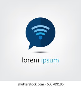 signal chat logo design.