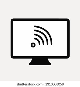 signal computer vector icon