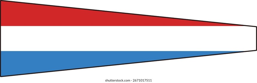 Signal Flag "Formation" - Schiffs- und Navigationssignal, Vektorgrafik