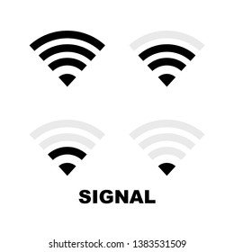 Signal Flat Icon Vector Design