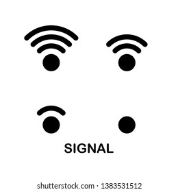 Signal Flat Icon Vector Design