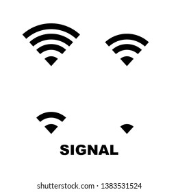 Signal Flat Icon Vector Design