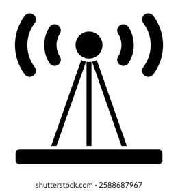 Signal Glyph Icon Design For Personal And Commercial Use