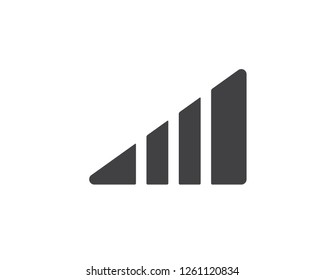 signal glyph solid icon illustration vector,wifi signal icon illustration