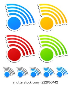 Signal graphics for wireless technology, transmitting concepts