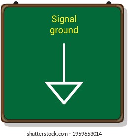 signal ground symbol in electrical