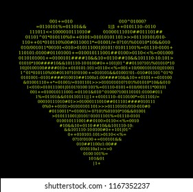 Signal heart, text sourdce code valentines day