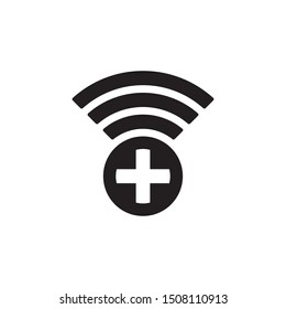 signal help icon design flat vector