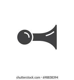 Signal horn icon vector, filled flat sign, solid pictogram isolated on white. Symbol, logo illustration. Pixel perfect vector graphics