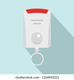 Signal house icon. Flat illustration of signal house vector icon for web design