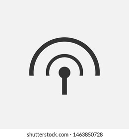 Signal Icon. Connection, Network or Internet Access Illustration As A Simple Vector Sign & Trendy Symbol for Design,  Websites, Presentation or Mobile Application. 