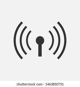 Signal Icon. Connection, Network or Internet Access Illustration As A Simple Vector Sign & Trendy Symbol for Design,  Websites, Presentation or Mobile Application. 