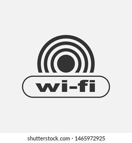 Signal Icon. Connection, Network or Internet Access Illustration As A Simple Vector Sign & Trendy Symbol for Design,  Websites, Presentation or Mobile Application. 