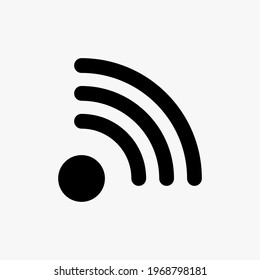 Signal icon design, Can also be used for user interface. Suitable for mobile apps, web apps and print media.