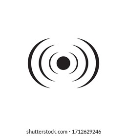 Signal icon design isolated on white background