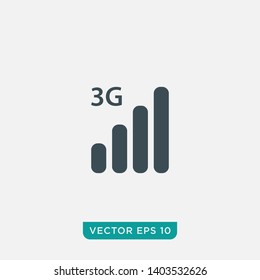 Signal Icon Design, Vector  EPS10