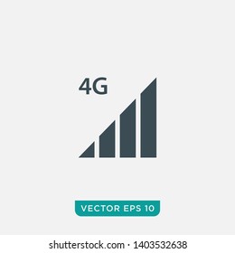 Signal Icon Design, Vector  EPS10