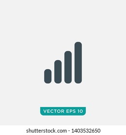 Signal Icon Design, Vector  EPS10