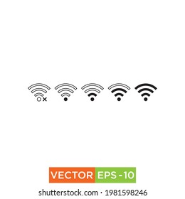Signal Icon design vector for web use