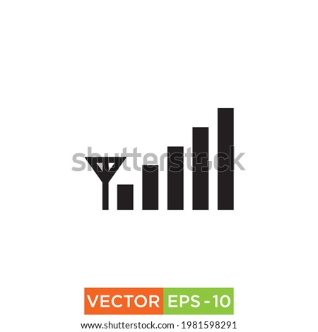 Signal Icon design vector for web use