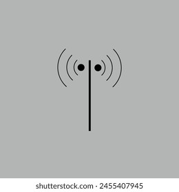  SIGNAL , ICON DESIGN ,VECTOR,Wireless connection icon. Internet of things icon. vector icon illustrations.