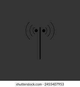  SIGNAL , ICON DESIGN ,VECTOR,Wireless connection icon. Internet of things icon. vector icon illustrations.