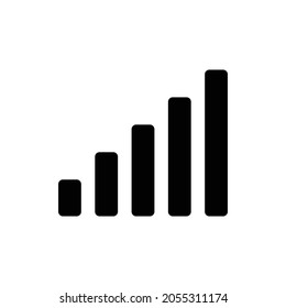 signal Icon. Flat style design isolated on white background. Vector illustration