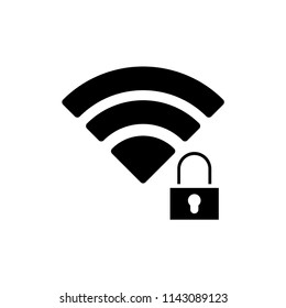 Signal icon flat vector template.