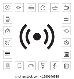 Signal icon illustration isolated vector sign symbol