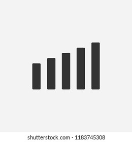 Signal icon illustration,vector energy sign symbol